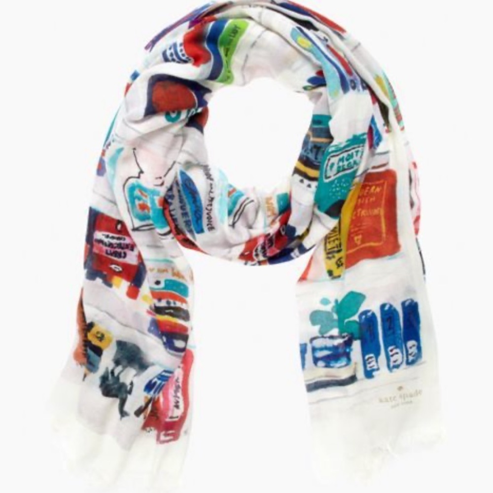 Kate spade book scarf